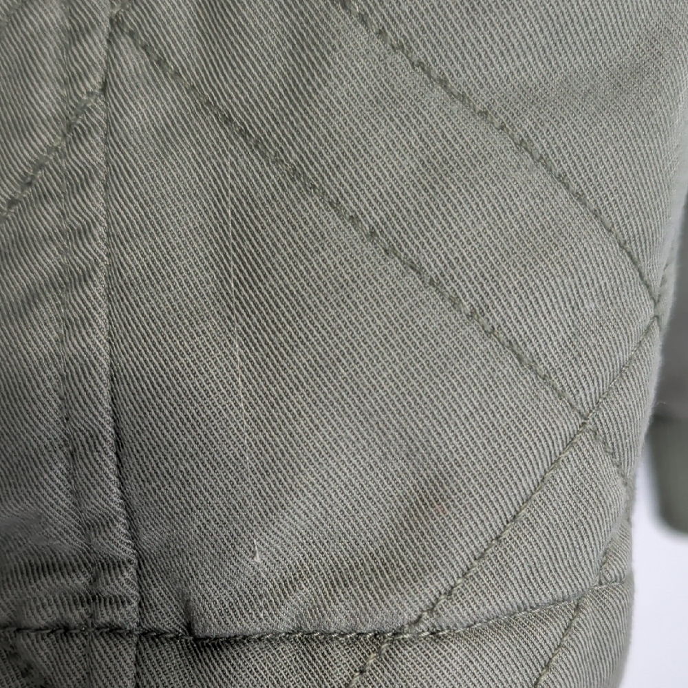 Maurices Sage Green Quilted Bomber Jacket - Picture 3 of 7